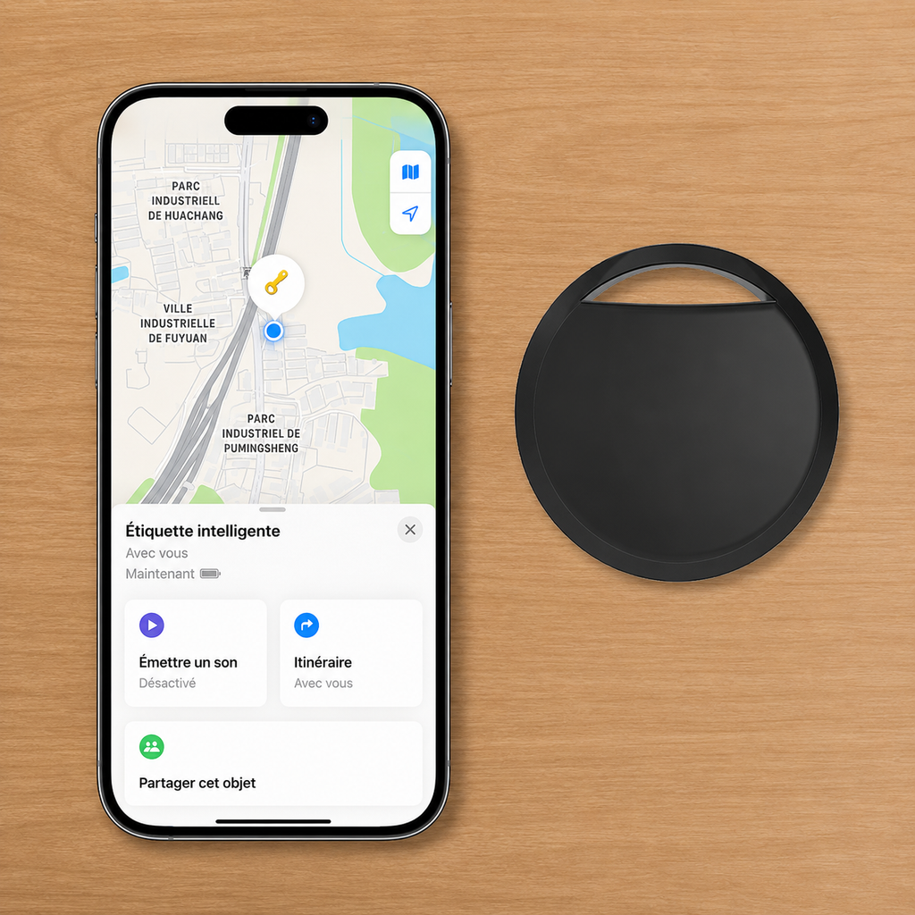 Traceur Bluetooth Sécurité Find My