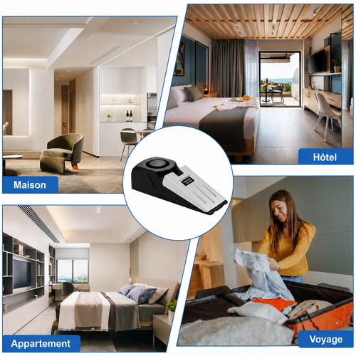 Cale-Porte Alarme Anti-Effraction 120dB