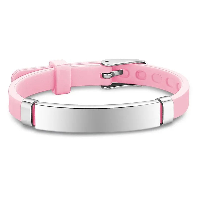 Bracelet Enfant Personnalisé – Nom & Téléphone