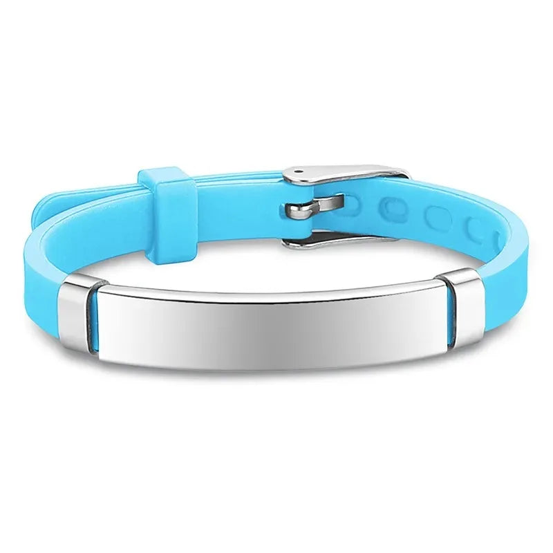 Bracelet Enfant Personnalisé – Nom & Téléphone