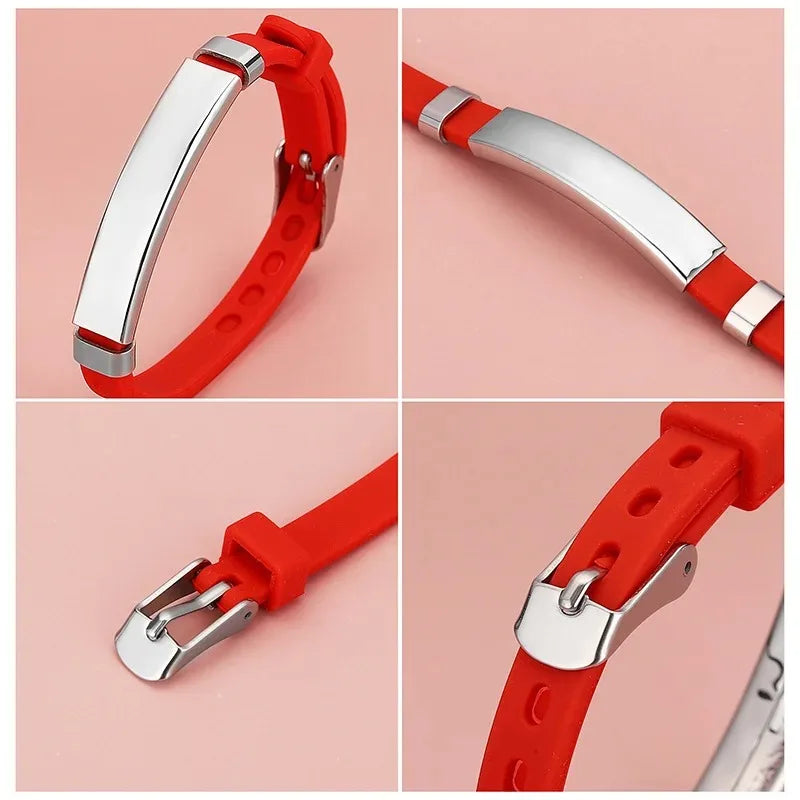 Bracelet Enfant Personnalisé – Nom & Téléphone