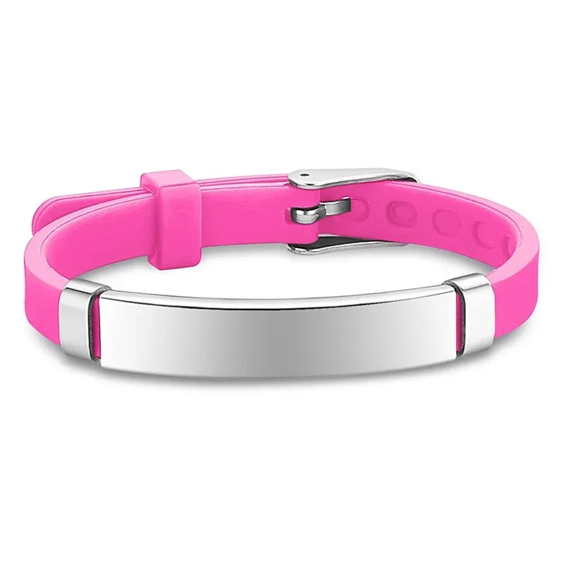 Bracelet Enfant Personnalisé – Nom & Téléphone