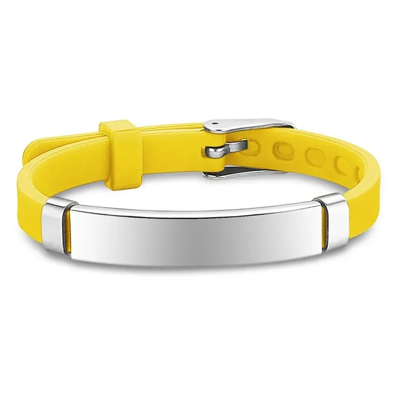 Bracelet Enfant Personnalisé – Nom & Téléphone